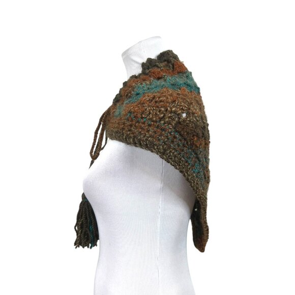 Handmade Crochet 100% Acrylic (soft) Neck Warmer Snood Shawl OS Boho Lagenlook - Picture 5 of 9